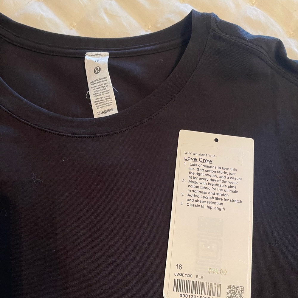 Lululemon long sleeve love crew
